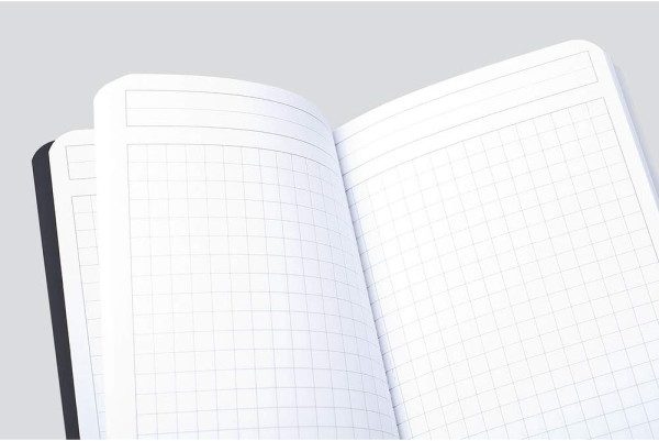Блокнот RHODIA Unlimited A6 80 г/м2 60 л, в клетку, мягк.обл., на резинке, цвет ассорти RH-118058C