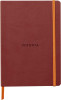 Блокнот RHODIARAMA Softcover A5 90 г/м2 80 л, в линию, на резинке, светло-красный RH-117371C