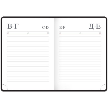 Ежедневник недатированный A6 136л. OfficeSpace "Winner" кожзам, фуксия RE-En6_12735