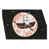 Записная книжка 170 x 170 мм 40л. MESHU "Magic world" 80 г/м2 на скрепке, soft-touch, тиснение фольгой, без линовки RE-MS_53367