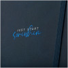 Записная книжка А5 96л. Greenwich Line "Just start. Blue" кожзам, на гребне, твердая обложка, тиснение фольгой, с петлей для ручки RE-NA5с_51432