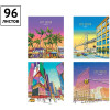 Тетрадь 96л. A5 клетка ArtSpace "Путешествия. City sketch" глянцевый УФ-лак RE-Т96кГЛ_29866