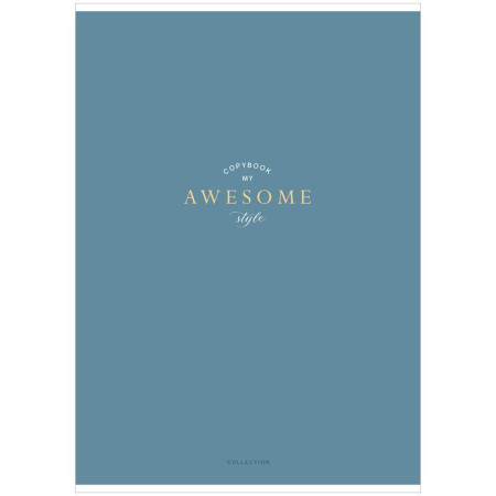Тетрадь 80л. A4 линия ArtSpace "Моноколор. Awesome style" RE-Т80А4л_36592