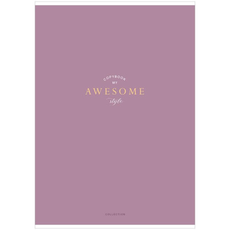Тетрадь 80л. A4 линия ArtSpace "Моноколор. Awesome style" RE-Т80А4л_36592