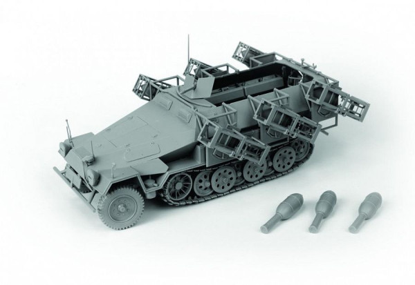 Сборная модель: Немецкий бронетранспортёр с пусковыми установками SD.KFZ. 251/1 AUSF.B Ханомаг, З-3625