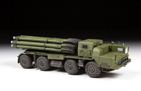 Сборная модель: Российская реактивная система залпового огня "Смерч" З-5072