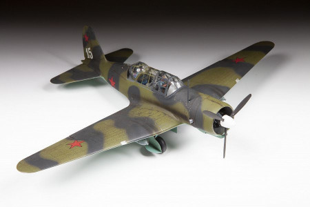 Сборная модель: Самолет "Су-2" (масштаб 1:48), З-4805