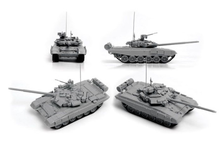 Сборная модель: Танк Т-90, подарочный набор (масштаб 1:35), З-3573ПН
