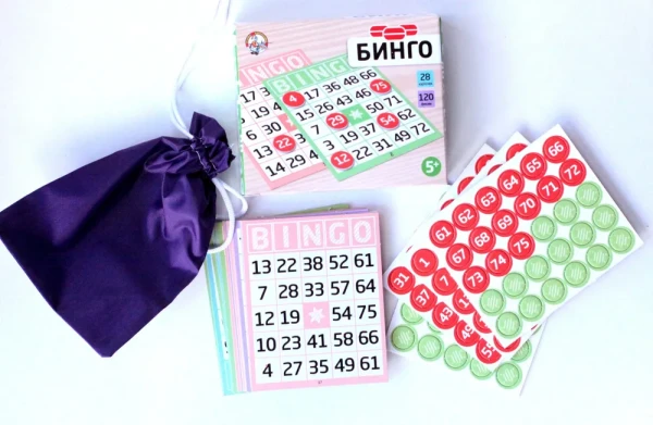 Настольная игра: Бинго (карт.фишки) MAG04209