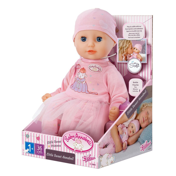 БЕБИ Анабель. Интерактивная кукла Маленькая девочка 36 см. BABY Annabell ROS-41996