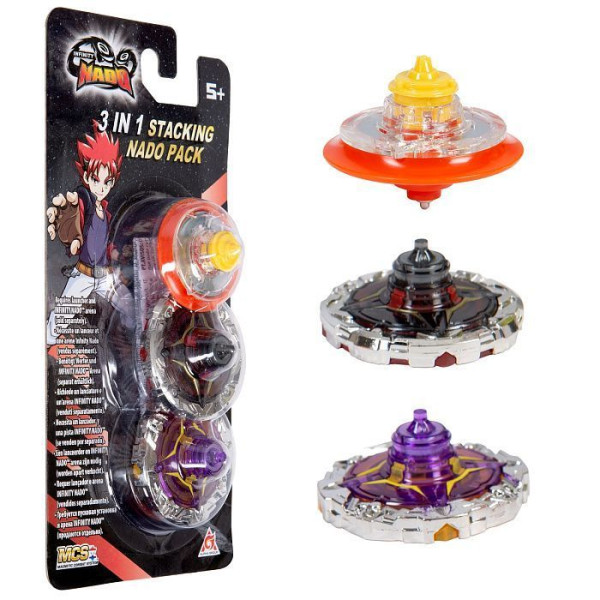 Инфинити Надо. Волчок Стакинг 3-в-1 Fiery Dragon. TM Infinity Nado ROS-38769