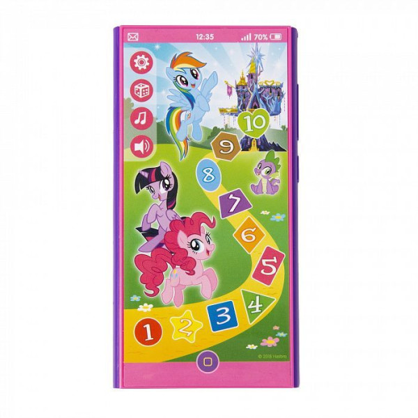 Мой маленький пони. Игрушечный телефон, свет, звук. ТМ MLP ROS-36363