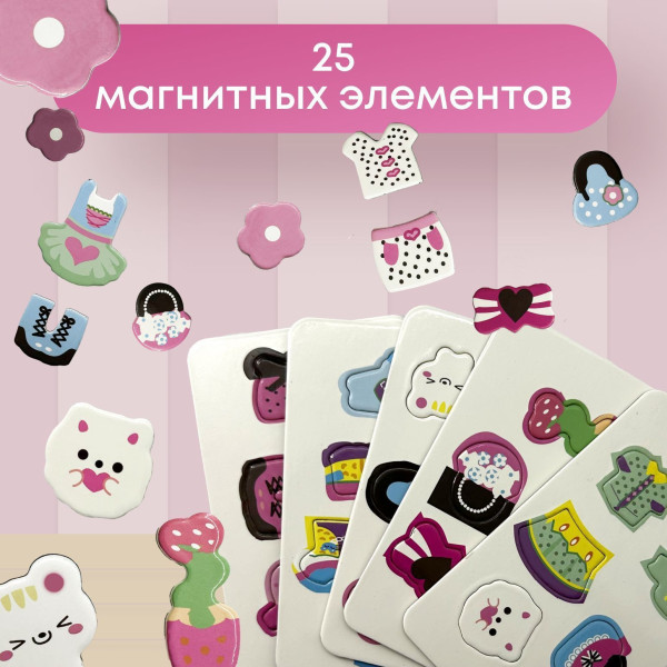 Магнитный пазл Jazzle "Куколка" с карточками в металлическом пенале, 3+ JZL-22310