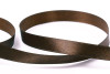 Лента атласная GAMMA 12 мм (1/2") 33 м ± 2 м №154 т.коричневый LEN-12-154