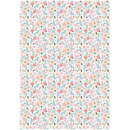 Упаковочная бумага глянцевая MESHU "Summer mood" 1л. 70 x 100 см 90 г/м2 RE-М100_41096