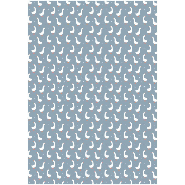 Упаковочная бумага глянцевая MESHU "Гуси" 1л. 70 x 100 см 80 г/м2 RE-MS_53471