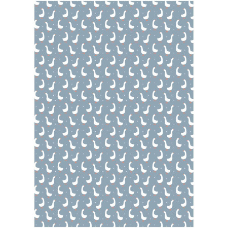 Упаковочная бумага глянцевая MESHU "Гуси" 1л. 70 x 100 см 80 г/м2 RE-MS_53471