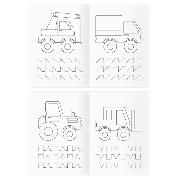 Раскраска А4 ТРИ СОВЫ "Техника" 16 стр. RE-РА4_56208