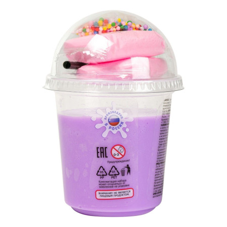 Слайм Slime "Dessert Milkshake" сиреневый, 3+ AS-SLM137
