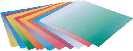 Набор бумаги для оригами CLAIREFONTAINE 20 x 20 см 70 г/м2 100 л, градиентные цвета ассорти RH-95011C
