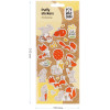 Наклейки объемные MESHU "Fox & bunny" 10 x 19 см RE-MS_36937