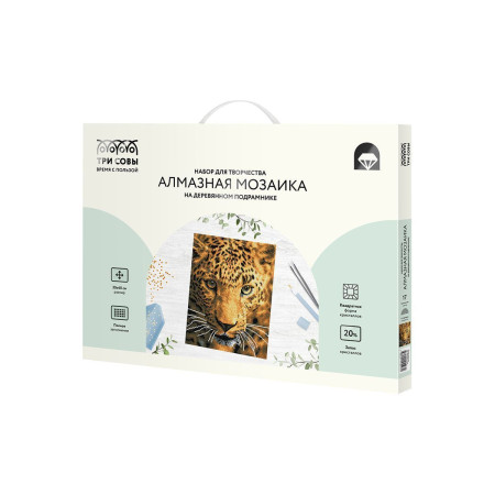 Алмазная мозаика ТРИ СОВЫ "Взгляд охотника" 30 x 40 см, холст на подрамнике RE-АМП3040_47597