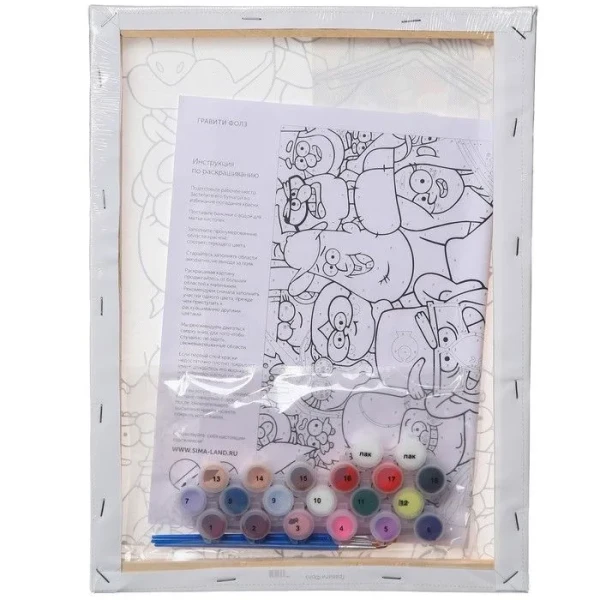 Картина по номерам "Гравити Фолз" 30 x 40 см в плёнке SIM-9302158