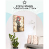 Картина по номерам на холсте ТРИ СОВЫ "Самурай" 40 x 50 см с акриловыми красками и кистями RE-КХ_44179