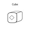 Бисер Япония TOHO CUBE №2 4 мм 5 г №0042 лимонный TOHO-CUBE-4-0042