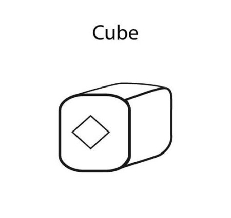 Бисер Япония TOHO CUBE №2 4 мм 5 г №0084 зеленый TOHO-CUBE-4-0084