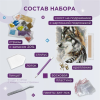 Кристальная (алмазная) мозаика ФРЕЯ на подрамнике "Степной волк" 30 х 40 см ALPD-137