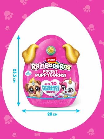 Игровой набор-сюрприз ZURU Rainbocorns Pocket Puppycorn S1 с акс. в ассортименте, малый IT-9285