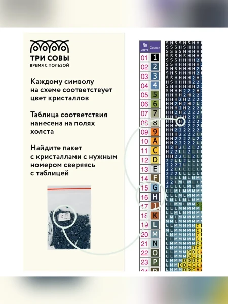 Алмазная мозаика ТРИ СОВЫ "Ромашки" 40 x 50 см, холст RE-АМ4050_47551