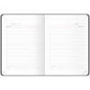 Ежедневник недатированный A5 136л. OfficeSpace "Poket" кожзам, черный RE-ENA5_53075