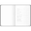 Ежедневник недатированный A5 136л. OfficeSpace "Poket" кожзам, черный RE-ENA5_53075
