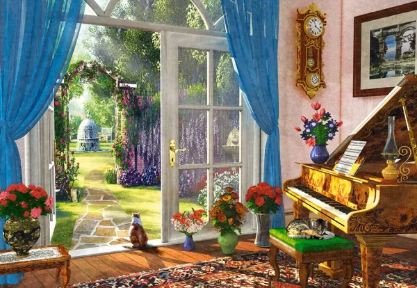 Пазл Castorland 1000 Doorway Room View C-104079