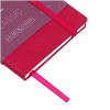 Записная книжка А6 80л. Greenwich Line "Classic. Berry" ЛАЙТ, кожзам, с резинкой, фактурное тиснение, блок в клетку RE-NA6_51753