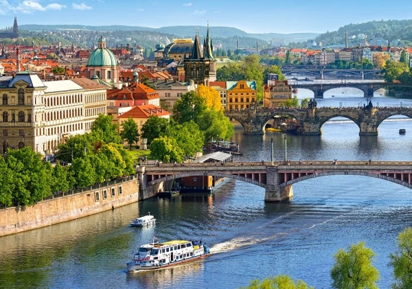 Пазл Castorland 500 VIEW OF BRIDGES IN PRAGUE B-53087