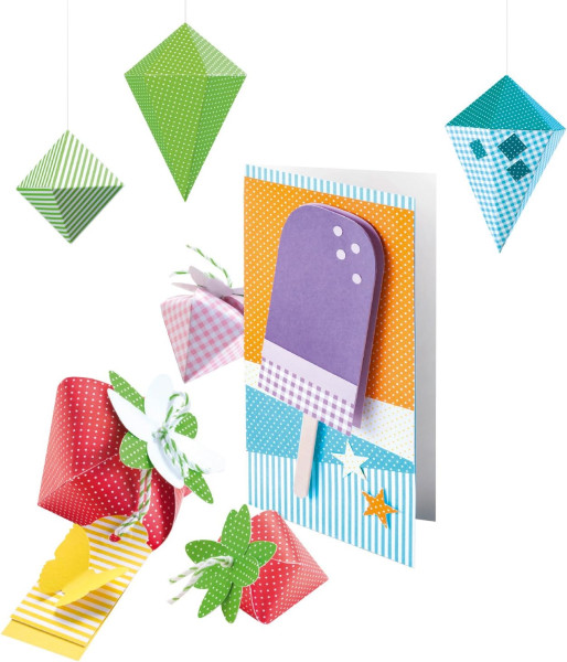 Бумага для творчества FOLIA Designer Pad 24 x 34 см, набор 20 листов, Graffiti/граффити FL-48349