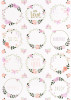 Бумага для творчества FOLIA Sweet Paper Crush 165 г/м2 A4, набор 12 дизайнов FL-11949