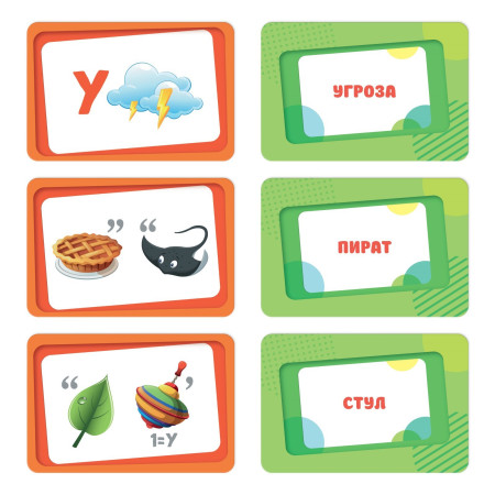 Игра развивающая "Веселые ребусы" 30 карт, 3+ SIM-3842662
