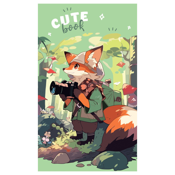 Блокнот A7 48л. BG "Cute anime" на склейке RE-Б7ск48_12764