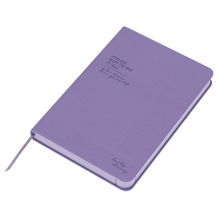 Ежедневник недатированный A5 136л. BG "Create. Purple" кожзам, твердый переплет, фиолетовый, цветной срез RE-DuA5_61248