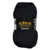Пряжа ALPINA Tommy 100% микнес 1 х 50 г 130 ± 10 м №001 ЧЕРНЫЙ ALP-TOM-001