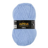 Пряжа ALPINA Vera 55% акрил, 45% хлопок 1 х 100 г 280 ± 15 м №49 бл.голубой ALP-VER-49