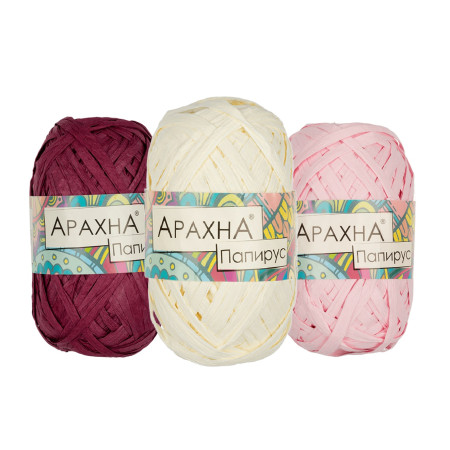 Пряжа ARACHNA Papyrus 100% целлюлоза 40 г 50 м