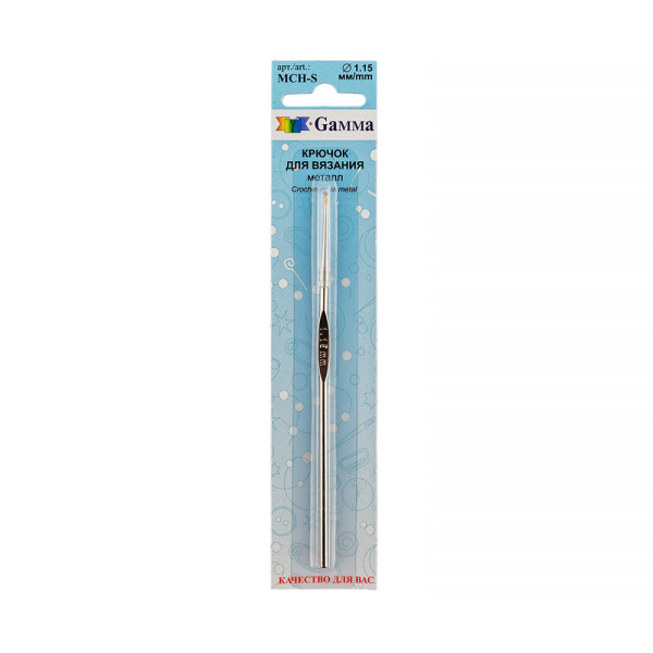 Крючок GAMMA сталь d 1.15 мм 12 см в блистере MCH-S-115