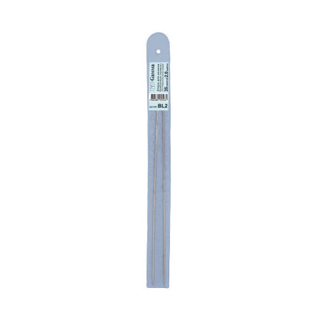 Спицы прямые GAMMA бамбук d 2.0 мм 35-36 см BL2-20