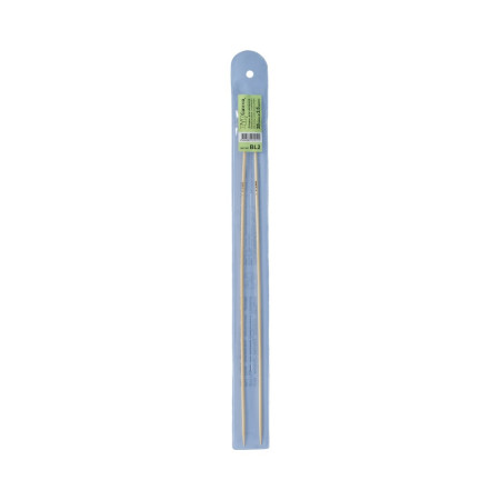 Спицы прямые GAMMA бамбук d 3.5 мм 35-36 см BL2-35
