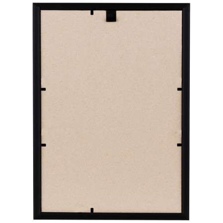 Рамка пластиковая OfficeSpace "Basic" 21 x 30 см, небьющееся стекло, черная RE-РП_41693